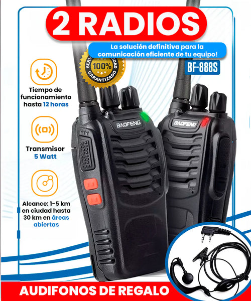 BAOFENG | Radio Profesional de Trabajo Walkie Talkie