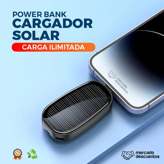 POWERBANK CARGADOR SOLAR PORTATIL